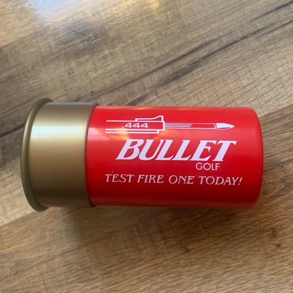 Golf Memorabilia Bullet Shotgun Case with 2 Bullet Golfballs - Picture 6 of 9